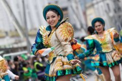 DKANE 17th March 2026 
REPRO FREE
Bicia Kachamosos - Bolivia participating at the 2026 Cork St. Patrick’s Day Parade which is organised by Cork City Council.
See www.corkstpatricksfestival.ie
Photo. Darragh Kane